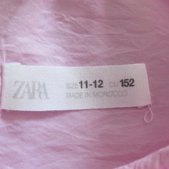 ZARA GIRLS - Pink ruffle top - Picture 5 of 6